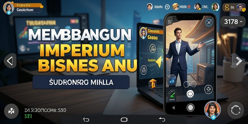 Tampilan menarik dari gameplay Tycoon yang mengasyikkan.
