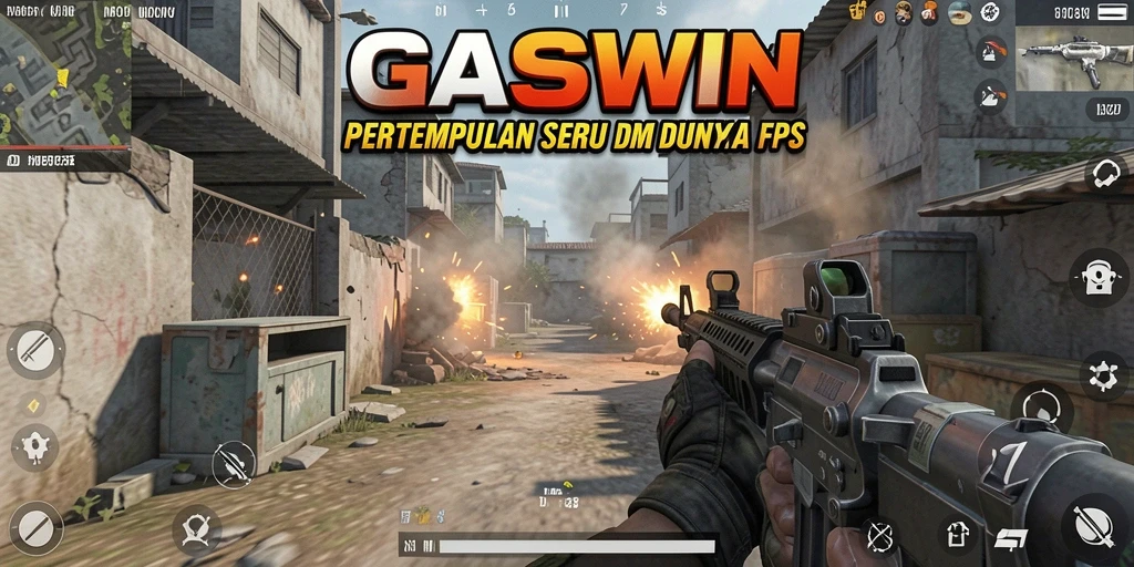 Gameplay GASWIN yang intens dan mendebarkan di tengah pertempuran.
