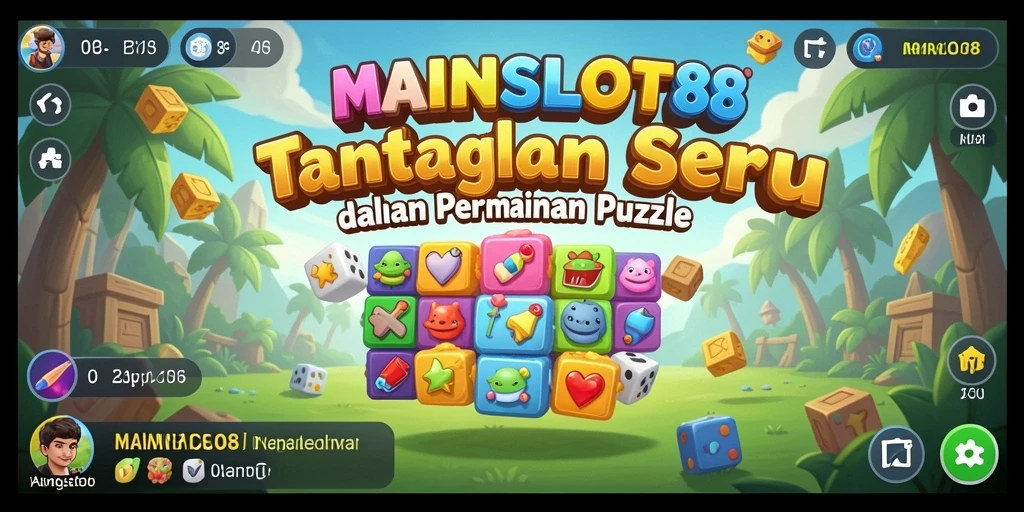 Gameplay seru dan menantang dari MAINSLOT88 saat menyelesaikan puzzle.