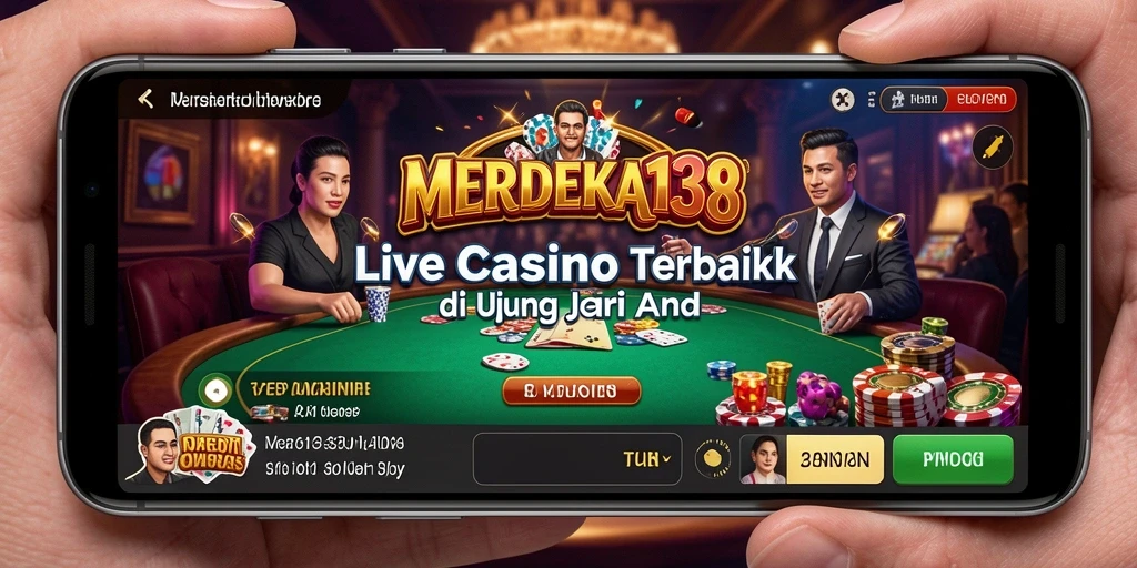 Tampilan gameplay Live Casino yang mengasyikkan dan interaktif.